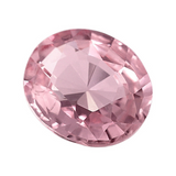 Padparadscha safyras (Sapph. Padparadsha), 0.460 ct, ovalo formos
